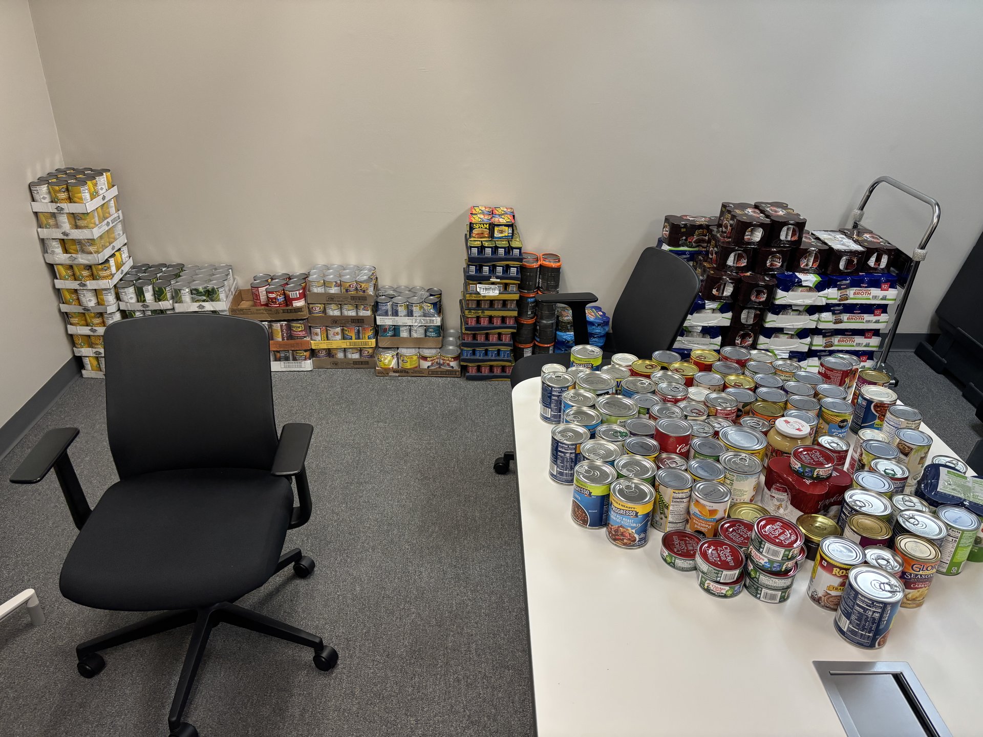 Food distribution event - essential supplies