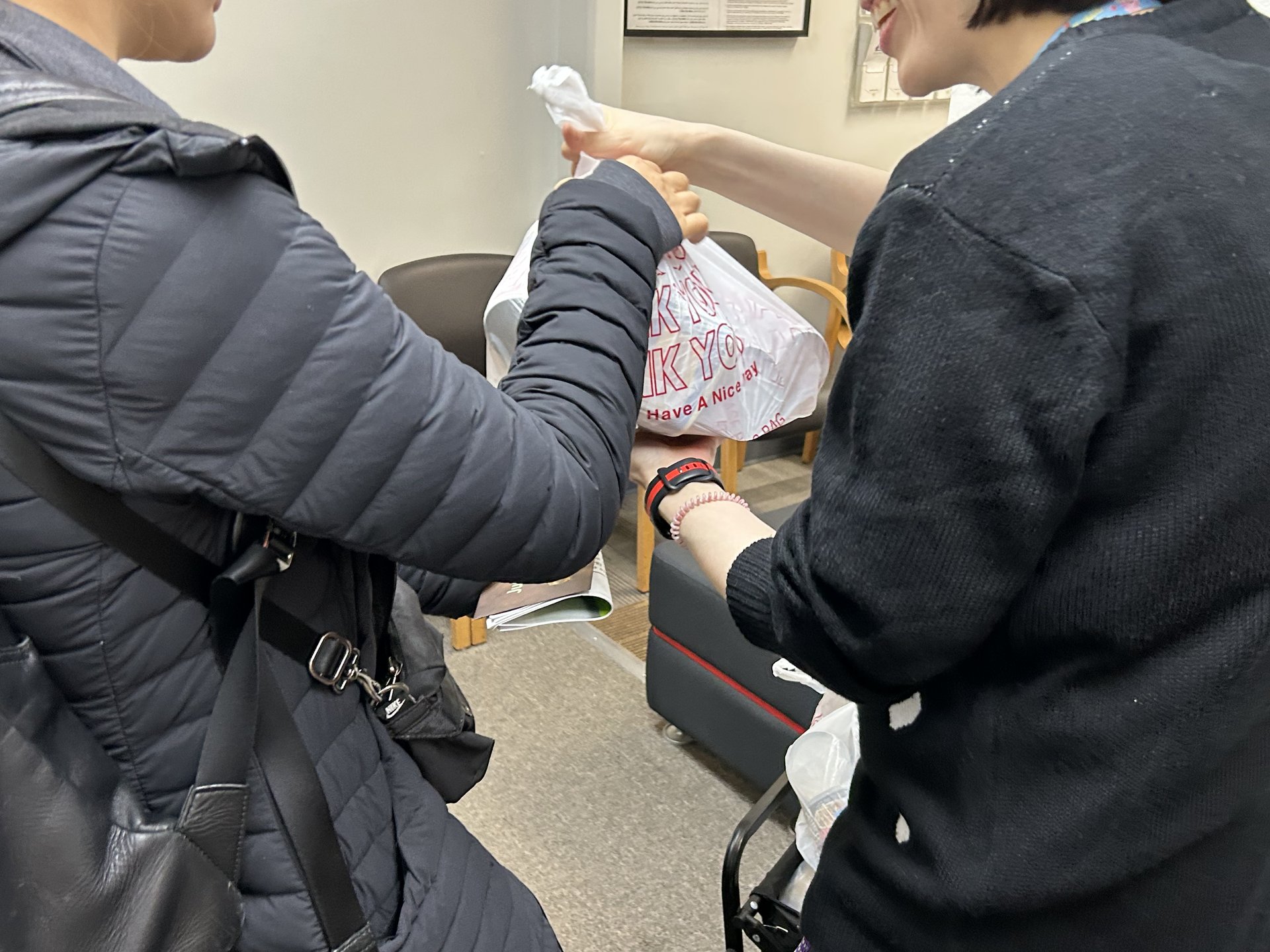 Food distribution event - community impact